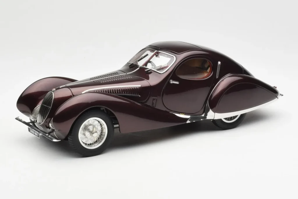 โมเดลรถ 1:18 Talbot-Lago T150 C-SS Figoni & Falaschi Teardrop Dark Bordeaux Metallic CMC (มือสอง)