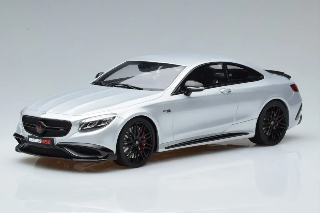 Model 1:18 Mercedes AMG S63 Brabus 850 W222 Silver Special Edition GT Spirit
