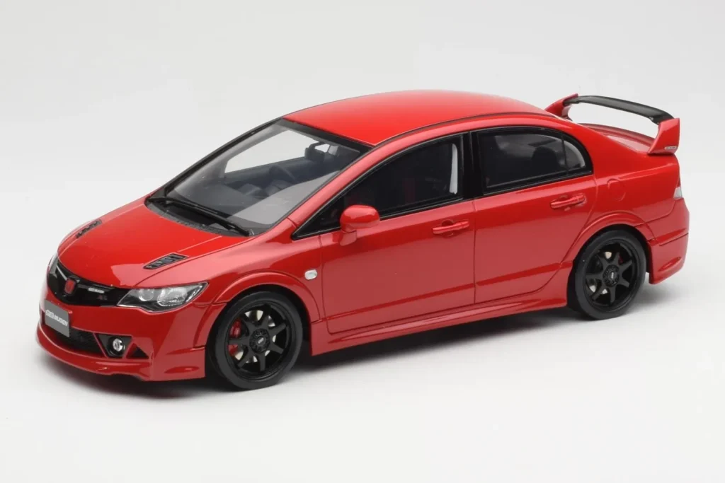 โมเดลรถ 1:18 Honda Civic Mugen RR FD2 สีแดง Otto