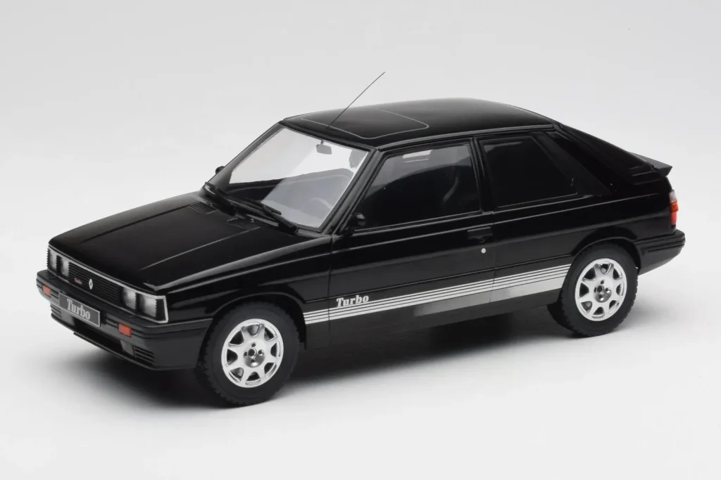 โมเดลรถ 1:18 Renault 11 Turbo Black Custom Tuning IXO