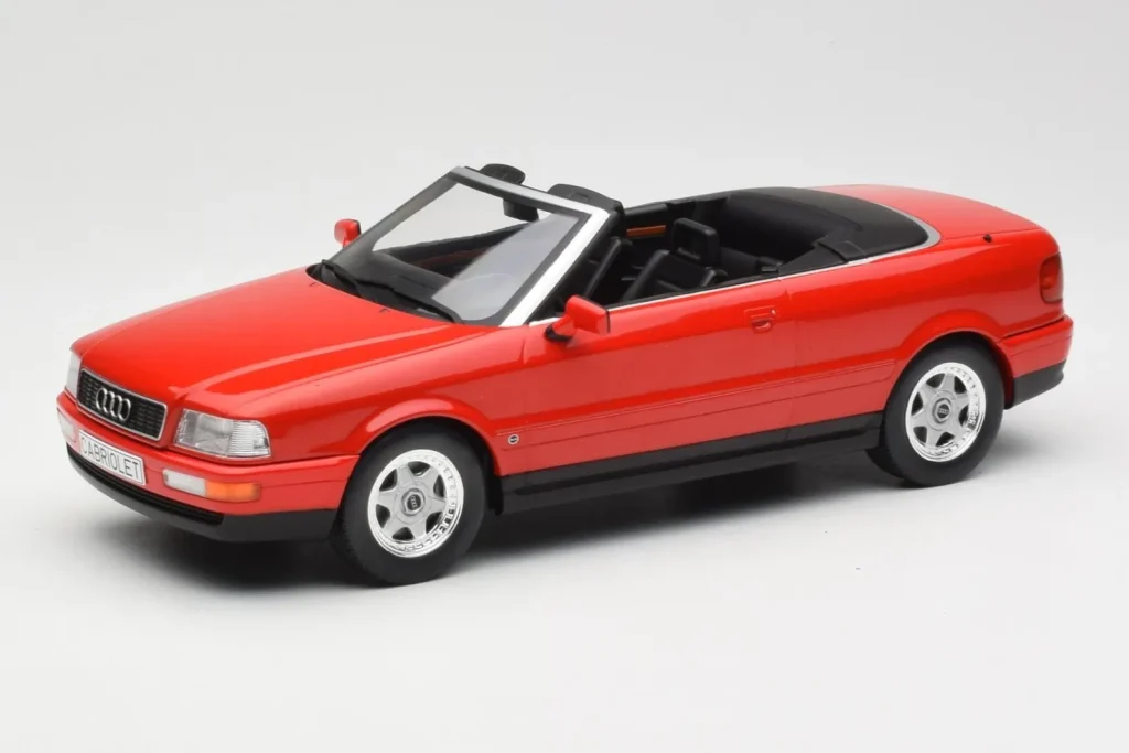 โมเดลรถ 1:18 Audi 80 B3 Cabriolet สีแดง MCG