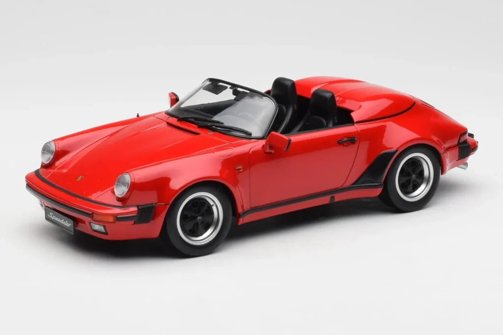 โมเดลรถ 1:18 Porsche 911 964 Speedster สีแดง KK-Scale (มือสอง)