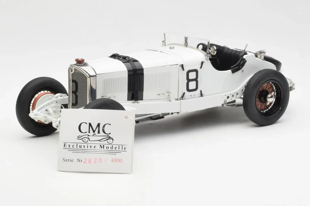 โมเดลรถ 1:18 Mercedes SSKL R. Caracciola Grosser Preis von Deutschland 1931 CMC (มือสอง)