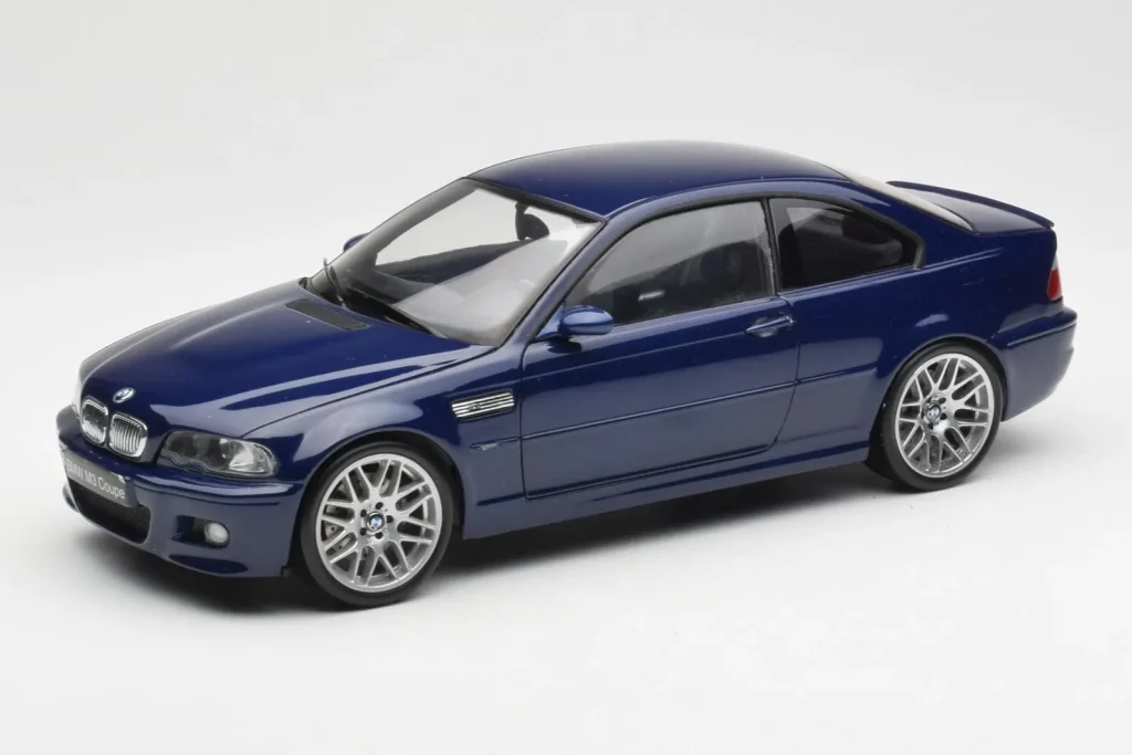 โมเดลรถ 1:18 BMW M3 E46 สีน้ำเงิน Kyosho (มือสอง)