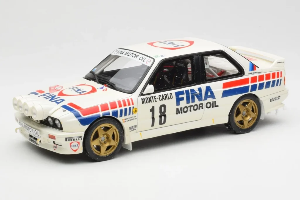 โมเดลรถ 1:18 BMW M3 E30 Group A M. Duez Rally Monte Carlo ปี 1989 Otto (มือสอง)