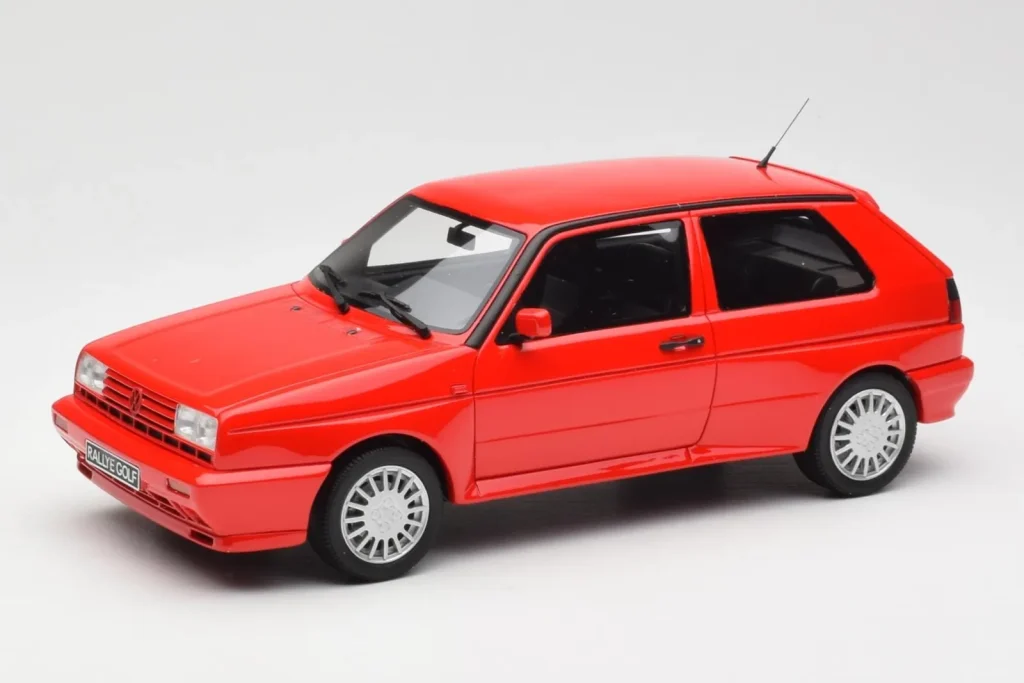 โมเดลรถ 1:18 Volkswagen Golf Rallye G60 Mk2 สีแดง Otto (มือสอง)