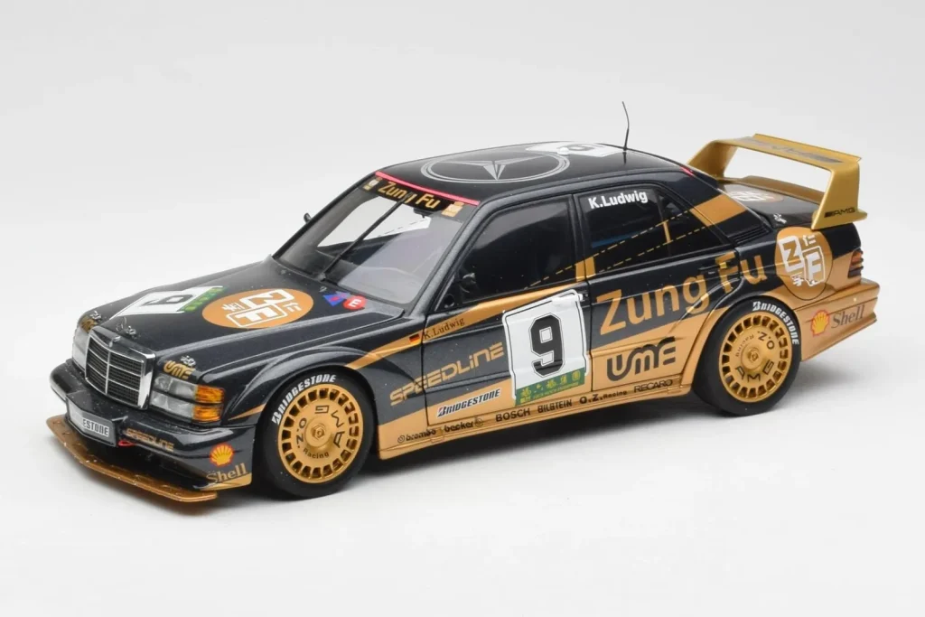 โมเดลรถ 1:18 Mercedes 190E 2.5-16 Evo II #9 K. Ludwig Macau GP 3rd Place ปี 1991 AUTOart (มือสอง)