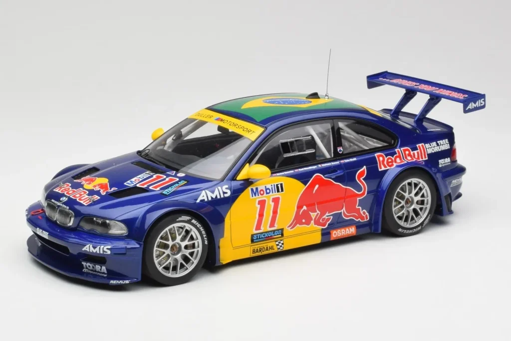 โมเดลรถ 1:18 BMW M3 E46 GTR #11 Red Bull Interlagos ปี 2005 AUTOart (มือสอง)