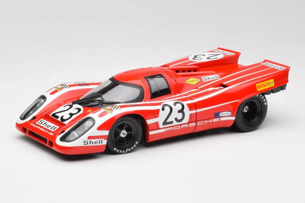 โมเดลรถ 1:18 Porsche 917K #23 R. Attwood / H. Herrmann 24 Hours of Le Mans Winner ปี 1970 Norev