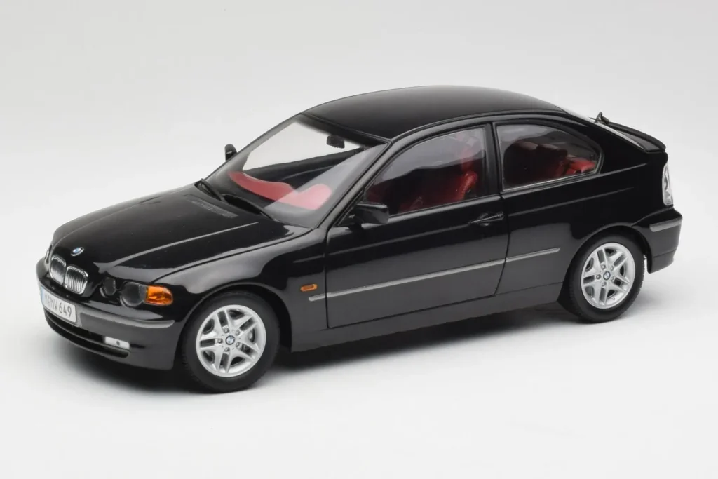 Model 1:18 BMW 325Ti Compact E46 Black Kyosho