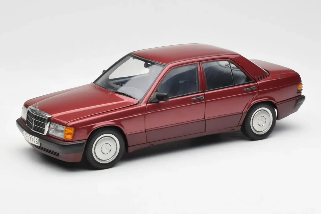 Model 1:18 Mercedes 190E W201 2.0 Red Dealer Edition AUTOart