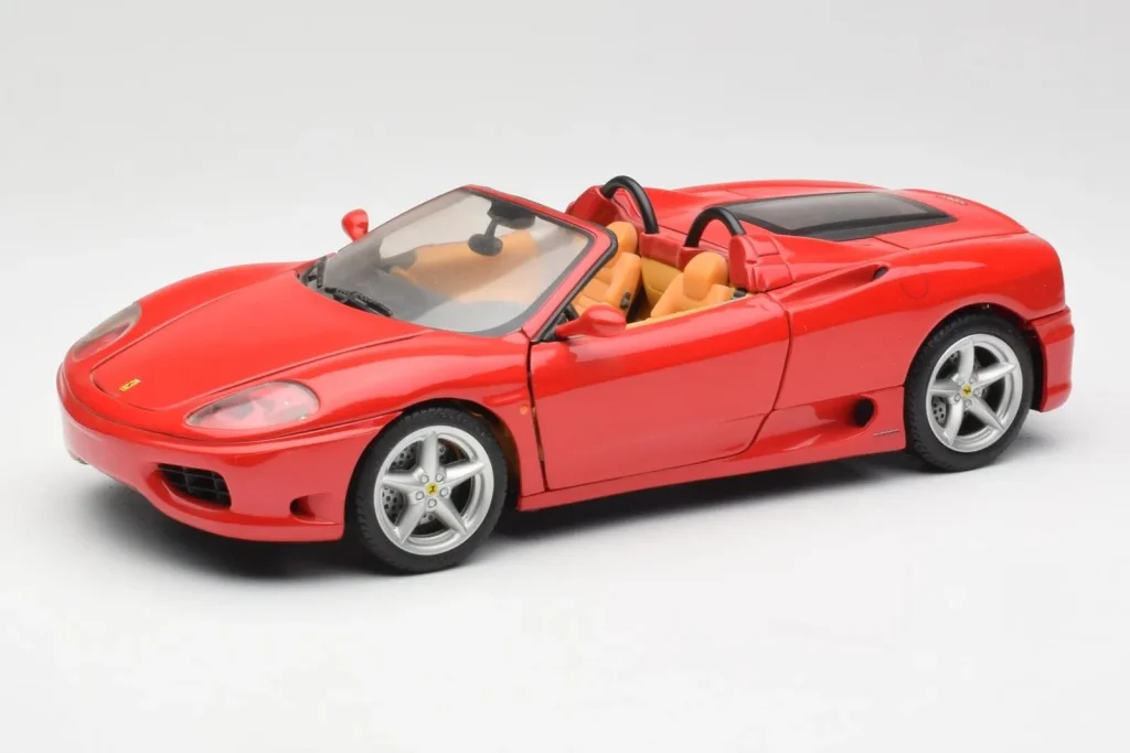 โมเดลรถ 1:18 Ferrari 360 Spider สีแดง Hot Wheels [FER129] (มือสอง)