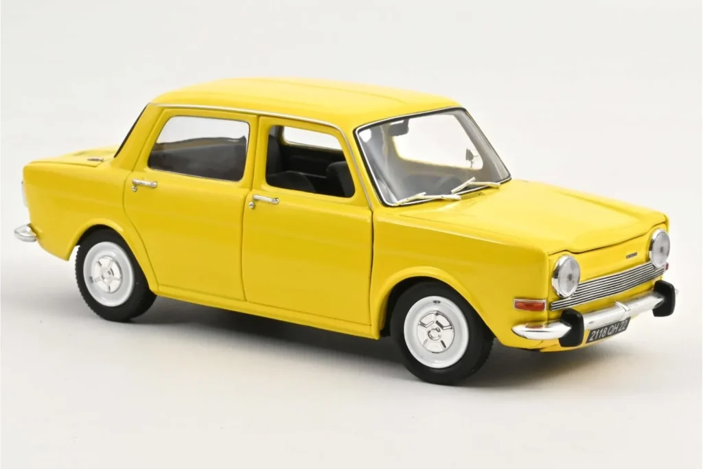 车型 1:18 Simca 1000 LS Maya 黄色 Norev