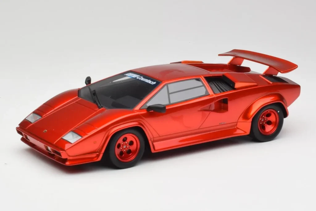 โมเดลรถ 1:18 Lamborghini Countach Turbo Koenig Specials สีแดง GT Spirit (มือสอง)