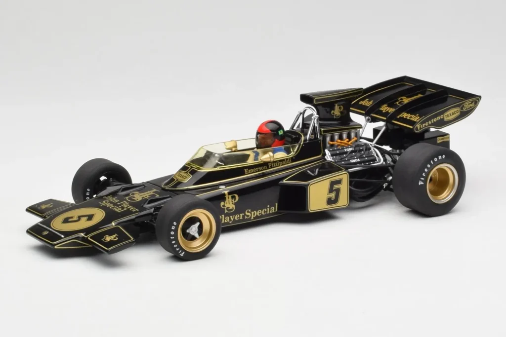 โมเดลรถ 1:18 Lotus 72D #5 E. Fittipaldi John Player Special GP Spain ปี 1972 MCG