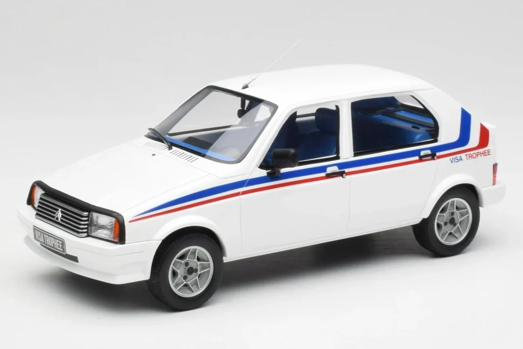 โมเดลรถ 1:18 Citroen Visa Group B Trophy สีขาว Otto
