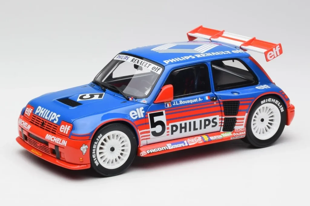 โมเดลรถ 1:18 Renault R5 Maxi Turbo #5 Philips J-L. Busquet Superproduction ปี 1987 Otto