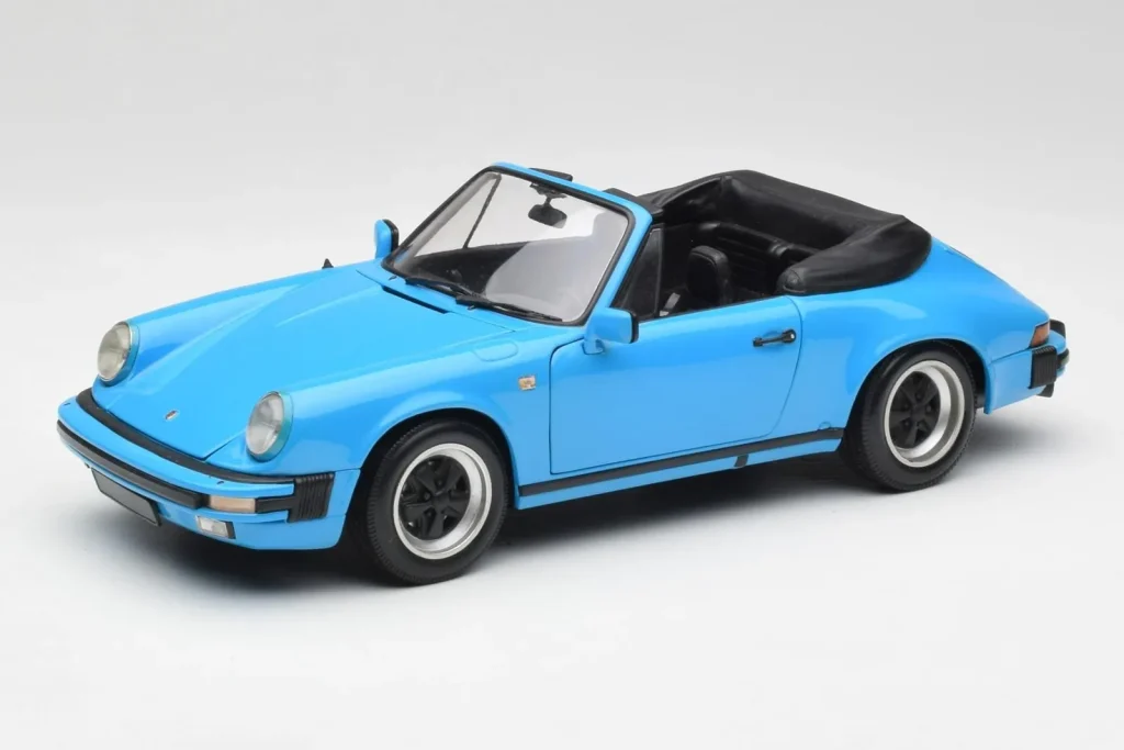 车型 1:18 Porsche 911 930 Carrera Cabriolet 蓝色 Minichamps