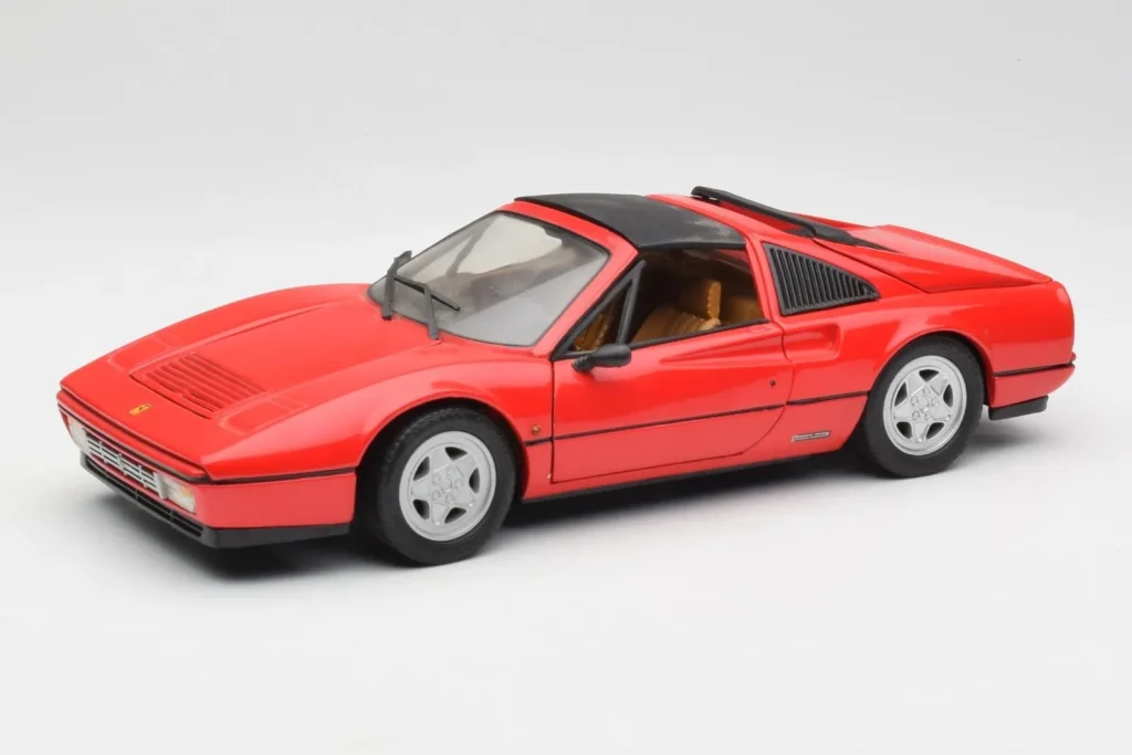 โมเดลรถ 1:18 Ferrari 328 GTS สีแดง Anson (มือสอง)