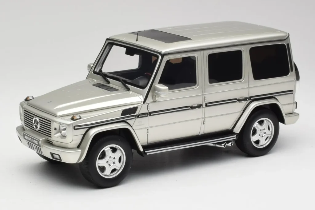 โมเดลรถ 1:18 Mercedes G-Class G55 AMG W463 Iridium สีเงิน Otto