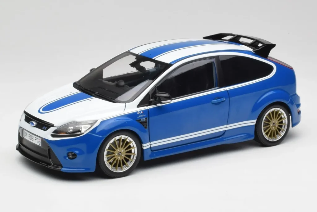 โมเดลรถ 1:18 Ford Focus RS Mk2 LM Classic Blue Capri RS2600 Tribute Minichamps (มือสอง)