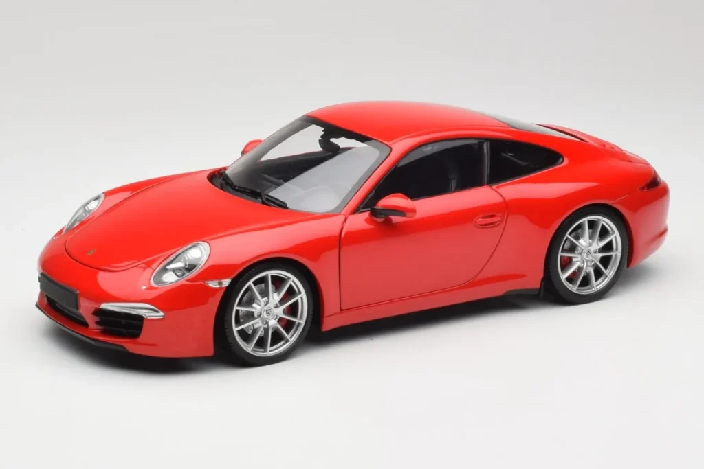 车型 1:18 Porsche 911 991 Carrera S Guards 红色 Minichamps
