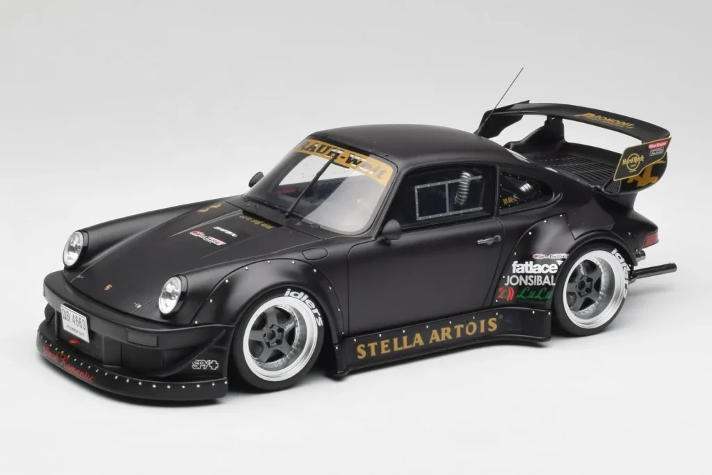 车型 1:18 Porsche 911 964 RWB Stella Artois Bumper Delete GT Spirit