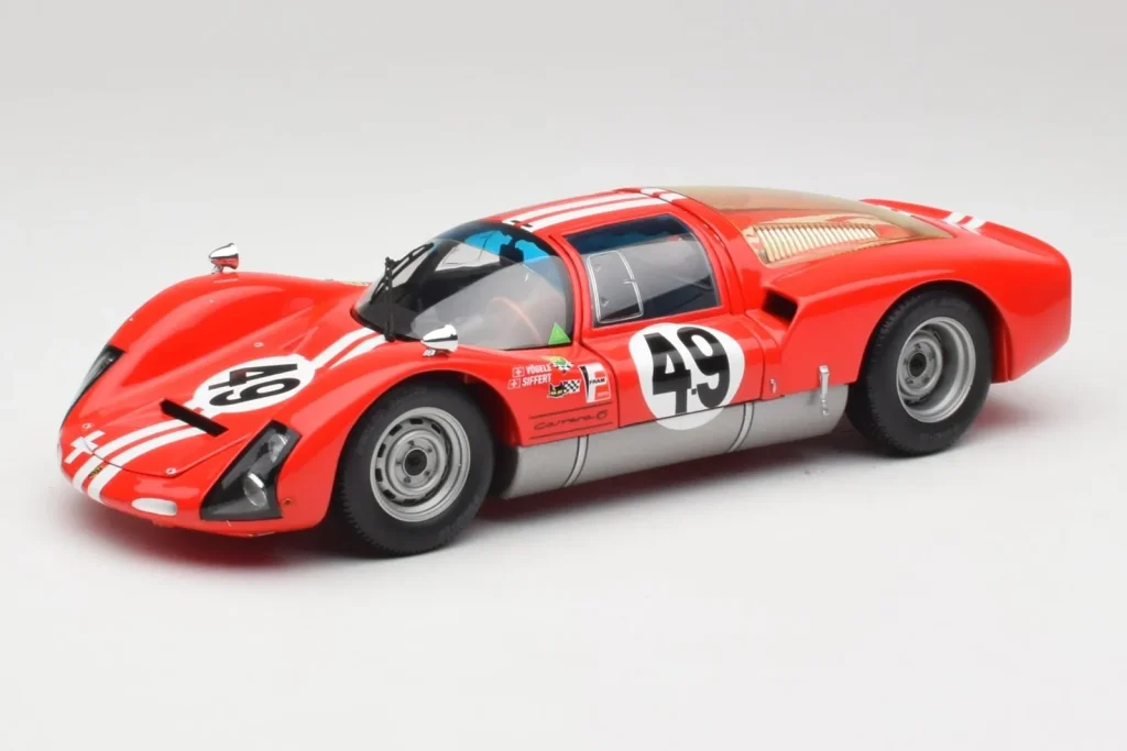 Model 1:18 Porsche 906K #49 R. Vogele / J. Siffert 12 Hours of Sebring year 1966 Minichamps
