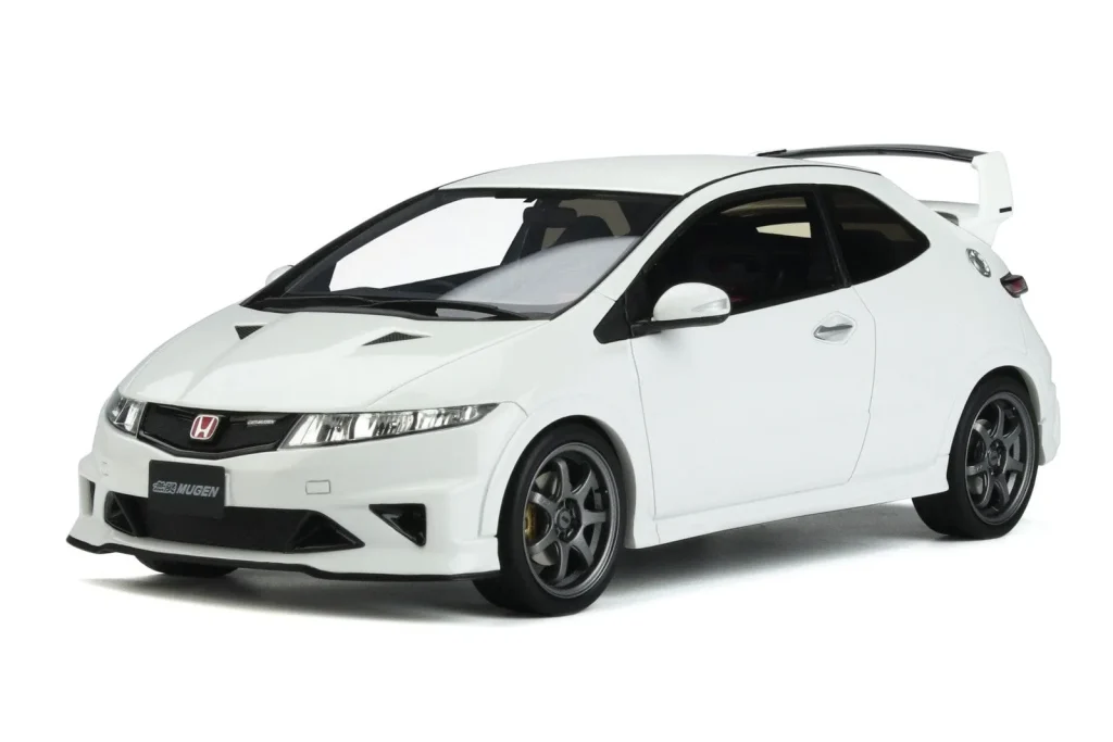 โมเดลรถ 1:18 Honda Civic Type R FN2 Mugen สีขาว Otto
