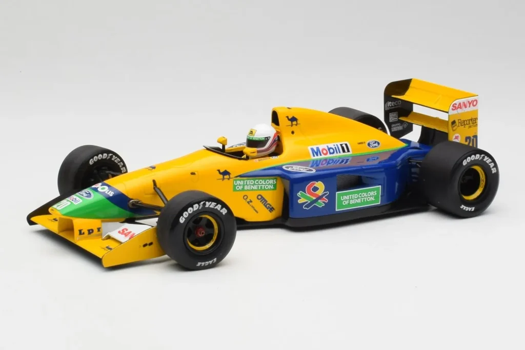 Model 1:18 Benetton B191 #19 M. Schumacher F1 year 1991 Minichamps
