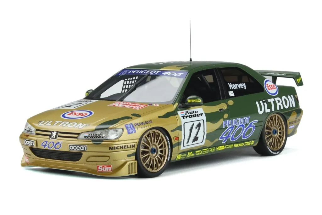 车型 1:18 Peugeot 406 #12 T. Harvey BTCC 年 1996 Otto