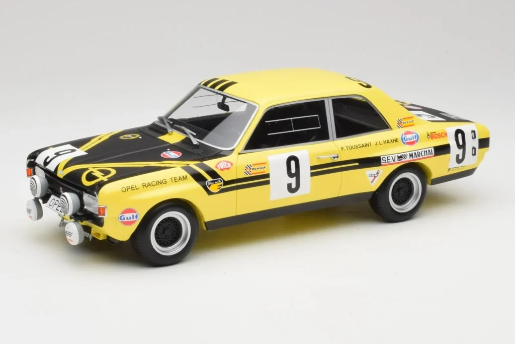 Model 1:18 Opel Commodore A Steinmetz #9 J. Haxhe / P. Toussaint 24 Hours of Spa year 1970 Minichamps