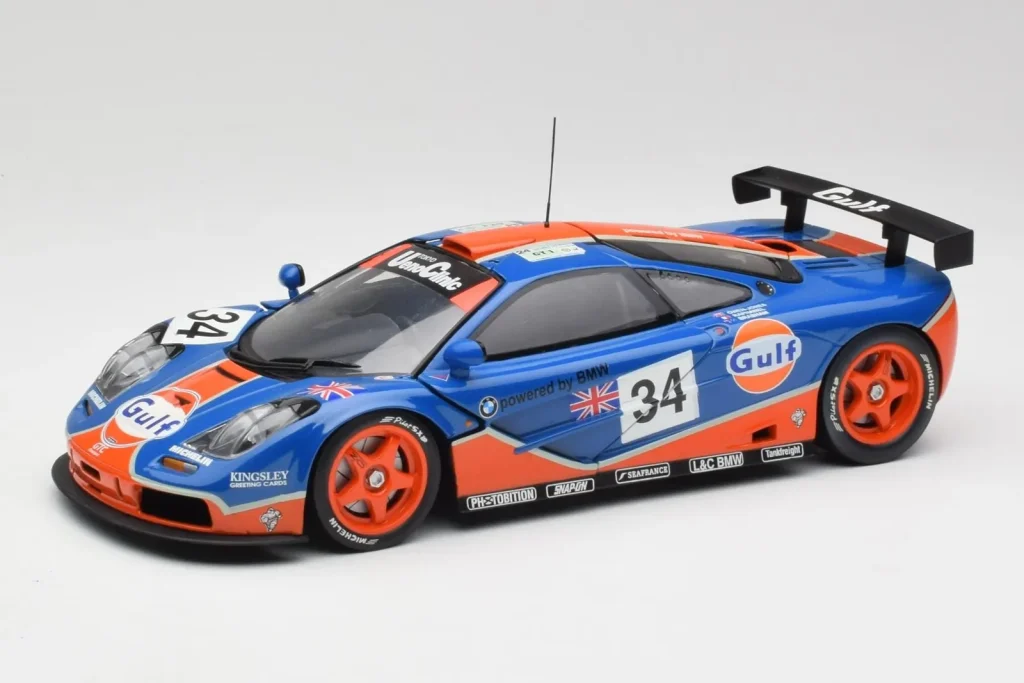 โมเดลรถ 1:18 McLaren F1 GTR #34 Gulf Racing ปี 1996 UT Models (มือสอง)