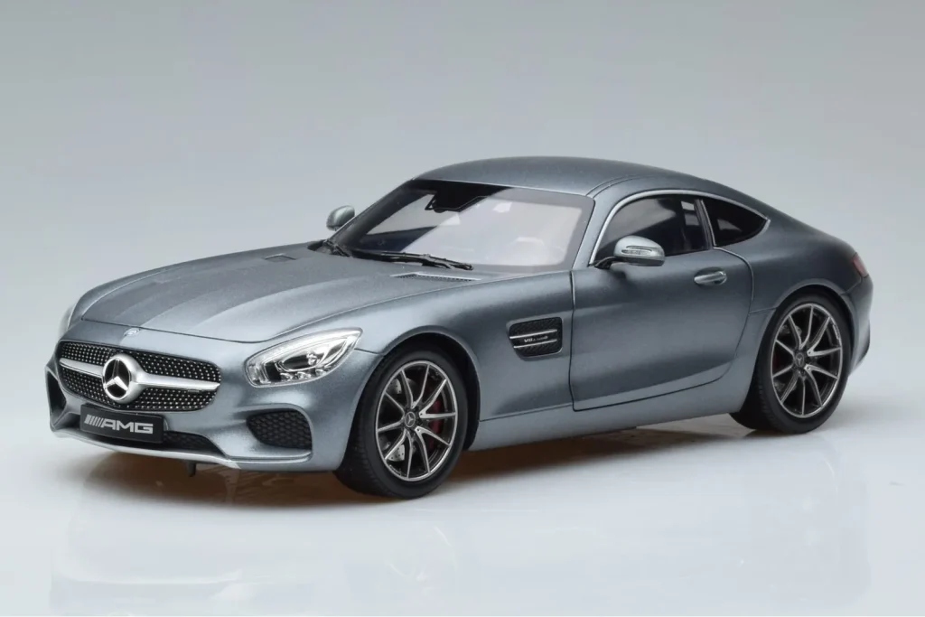 โมเดลรถ 1:18 Mercedes AMG GT S Selenite Gray Magno Norev (มือสอง)