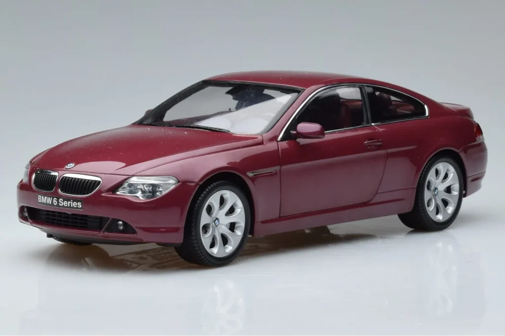โมเดลรถ 1:18 BMW 645Ci E63 Dark Red Kyosho (มือสอง)