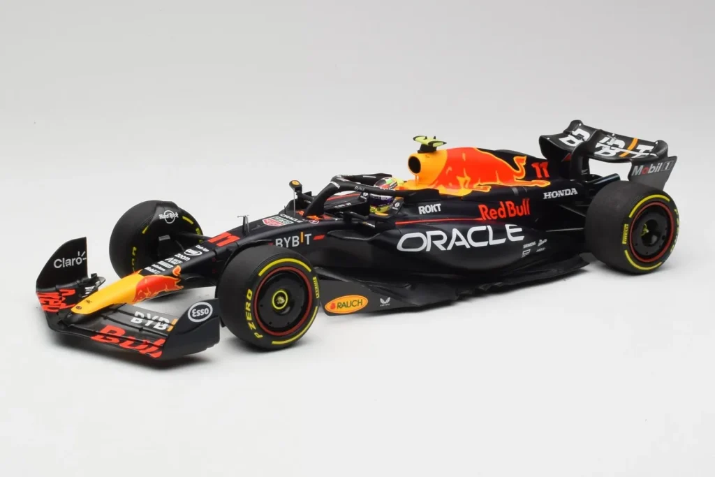 Model 1:18 Red Bull RB19 #11 S. Perez Italian GP 2nd year 2023 Minichamps
