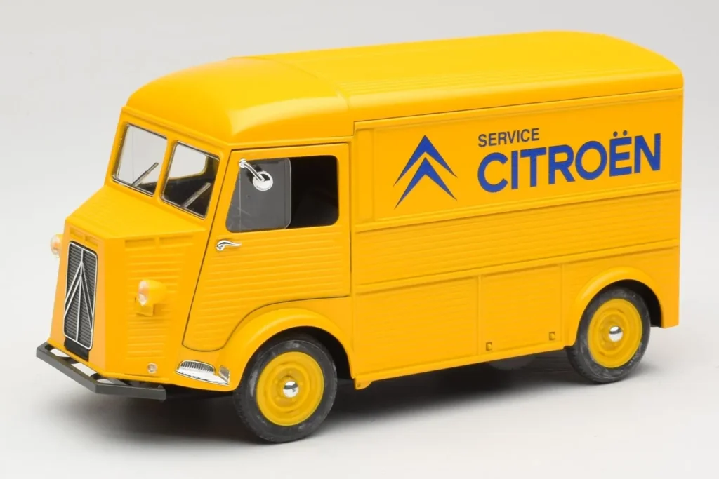 โมเดลรถ 1:18 Citroen HY Service Jaune Cedrat Solido (มือสอง)