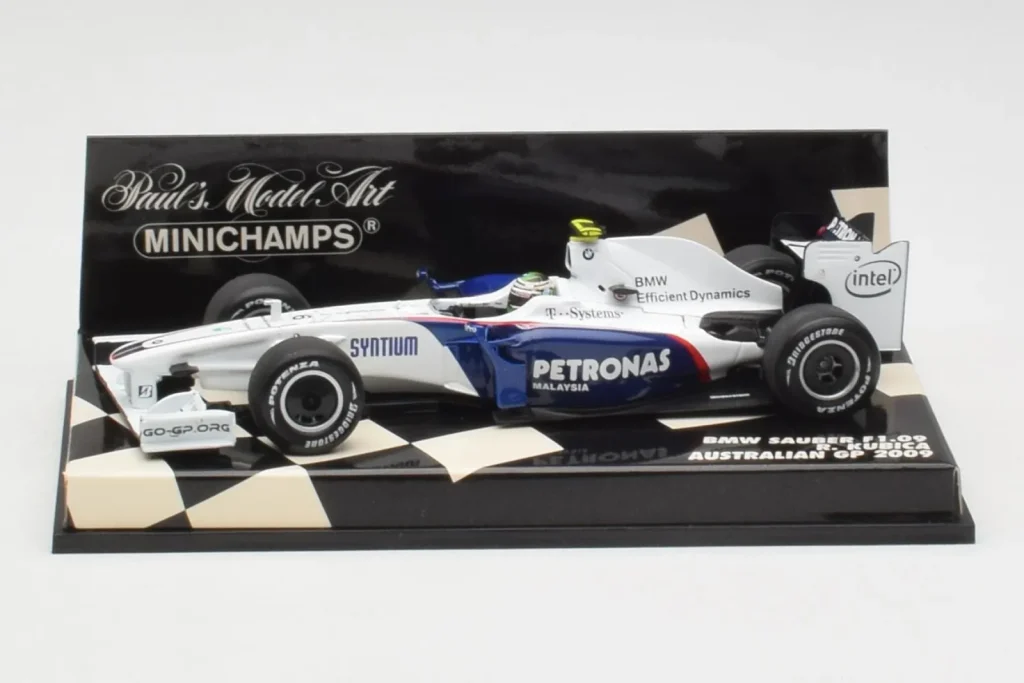 车型 1:43 BMW Sauber F1.09 #5 R. Kubica Australian GP 年 2009 Minichamps