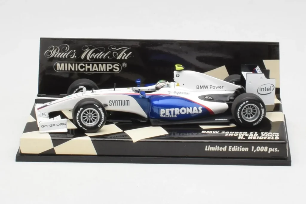 车型 1:43 BMW Sauber F1.09 #6 N. Heidfeld F1 年 2009 Minichamps