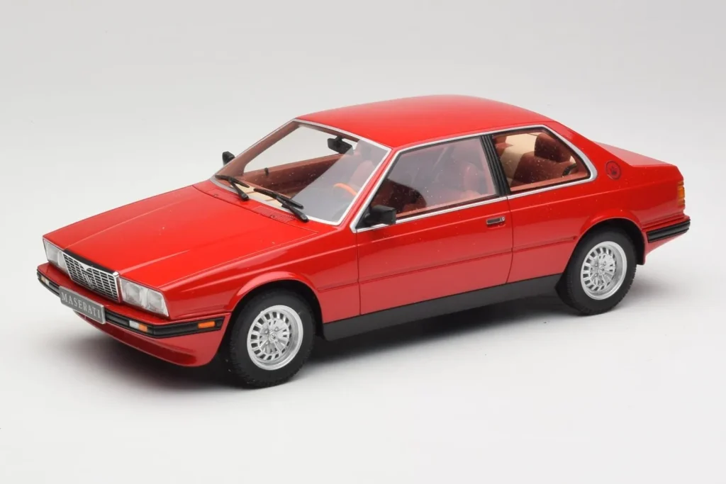 โมเดลรถ 1:18 Maserati BiTurbo Coupe Rosso Corsa Minichamps (มือสอง)