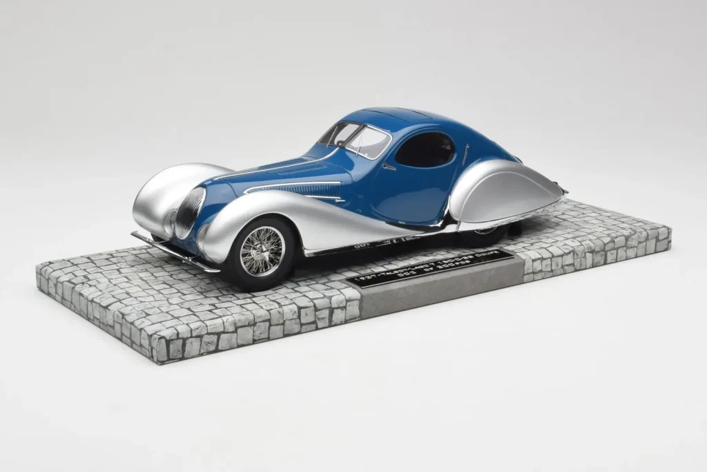 โมเดลรถ 1:18 Talbot-Lago T150 C-SS Coupe Blue Silver Minichamps (มือสอง)