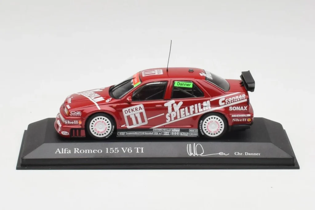 车型 1:43 Alfa Romeo 155 V6 #11 C. Danner DTM 年 1995 Minichamps