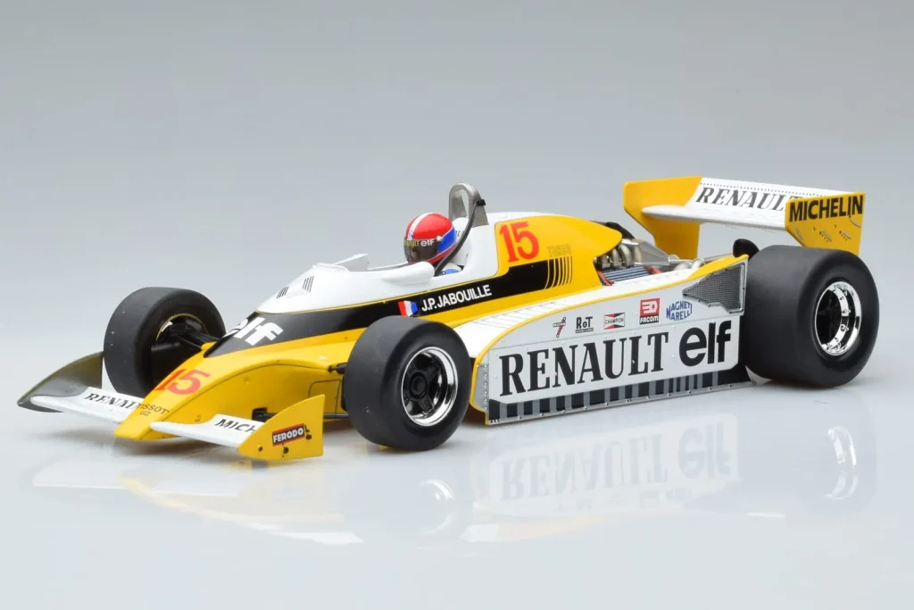 Model 1:18 Renault RS10 Elf #15 J-P. Jabouille Winner France GP year 1979 MCG