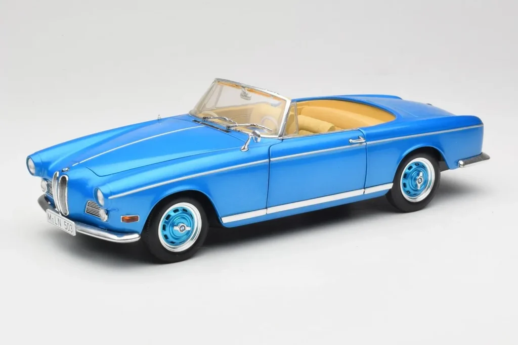Model 1:18 BMW 503 Cabriolet Riviera blue Revell