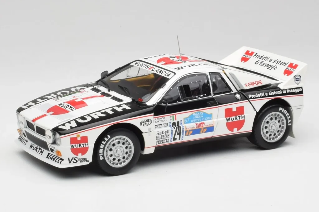Model 1:18 Lancia 037 #1 G. Cunico / E. Bartolich Targa Florio Winner year 1983 Kyosho