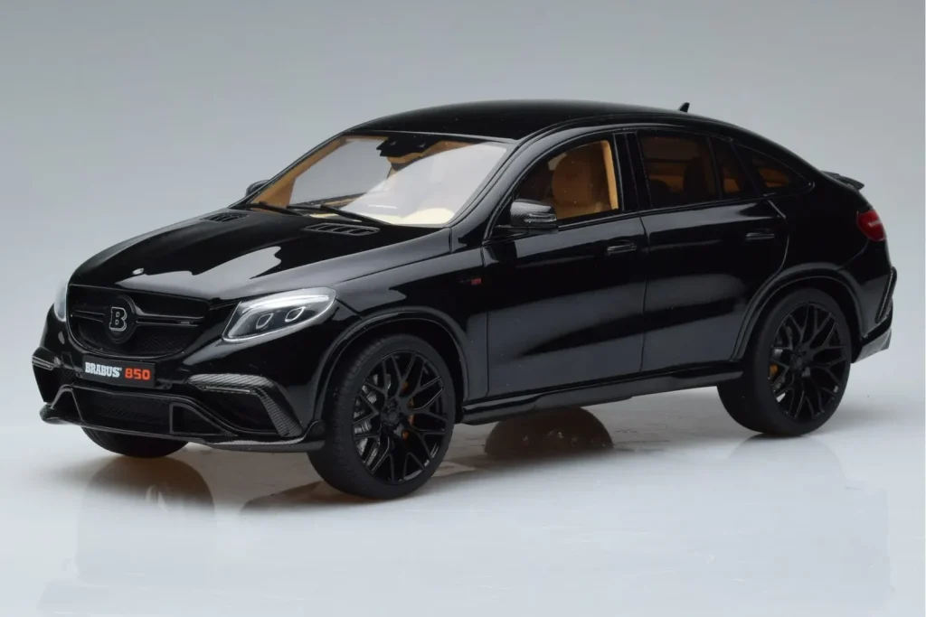 Model 1:18 Mercedes Brabus GLE 850 W166 Obsidian Black GT Spirit