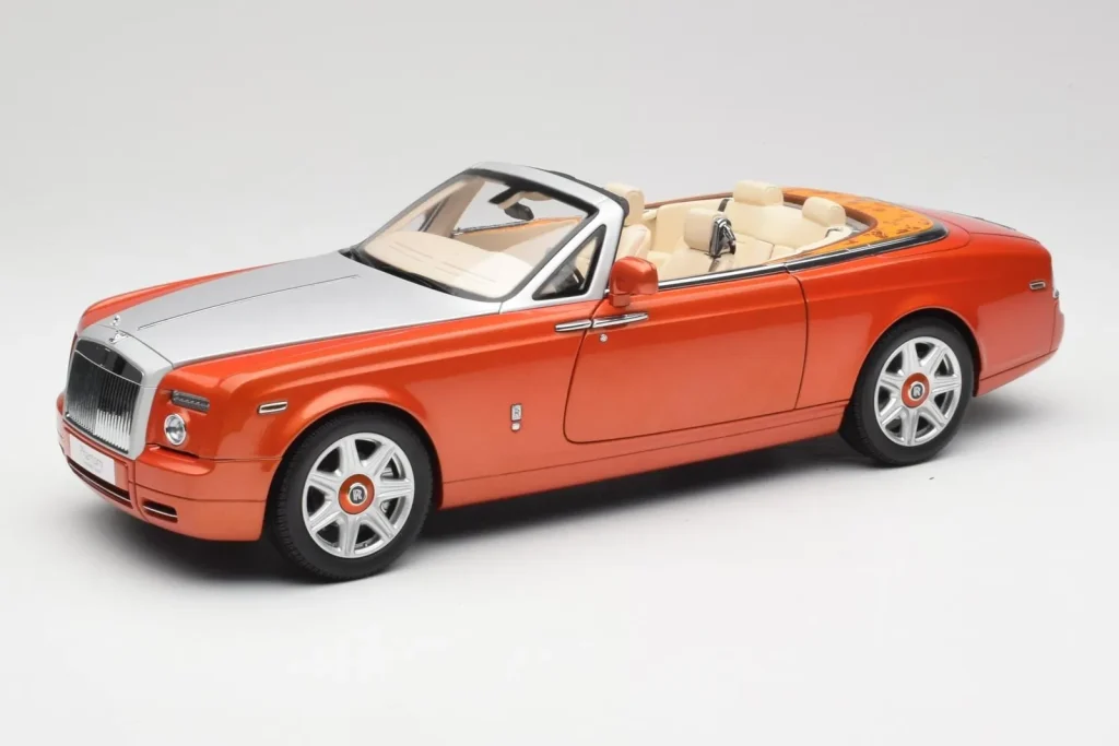 Model 1:18 Rolls-Royce Phantom Drophead Coupe Mandarin orange Kyosho