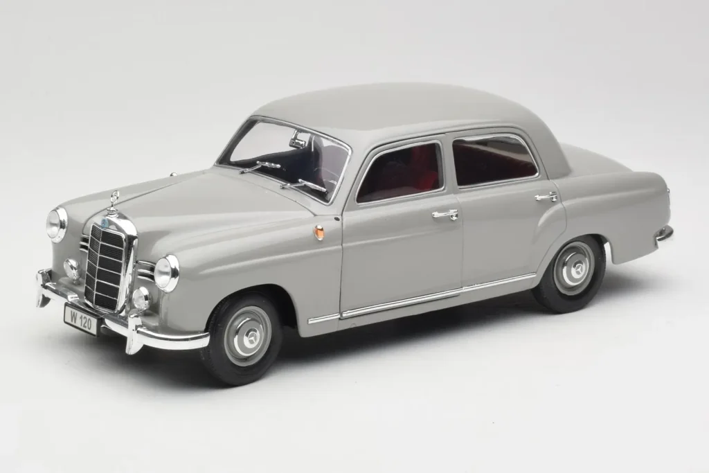 โมเดลรถ 1:18 Mercedes 180 W120 Ponton Graphite สีเทา Revell (มือสอง)