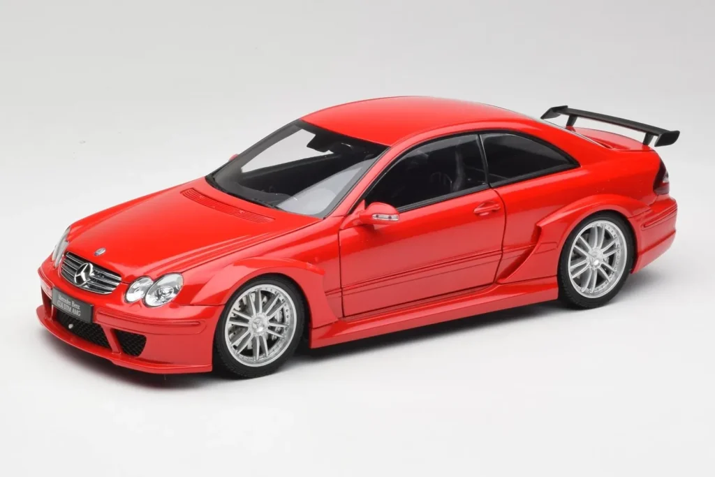 โมเดลรถ 1:18 Mercedes CLK DTM AMG C209 Mars สีแดง Kyosho (มือสอง)