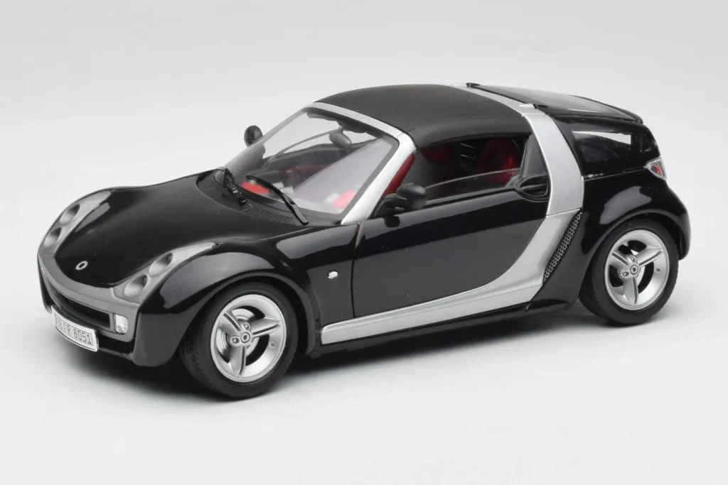 Model 1:18 Smart Roadster Dark Blue Bburago